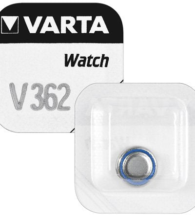 Varta Battery Silver Oxide, 362, SR58, 1.55V (10-PACK) 00362 101 111