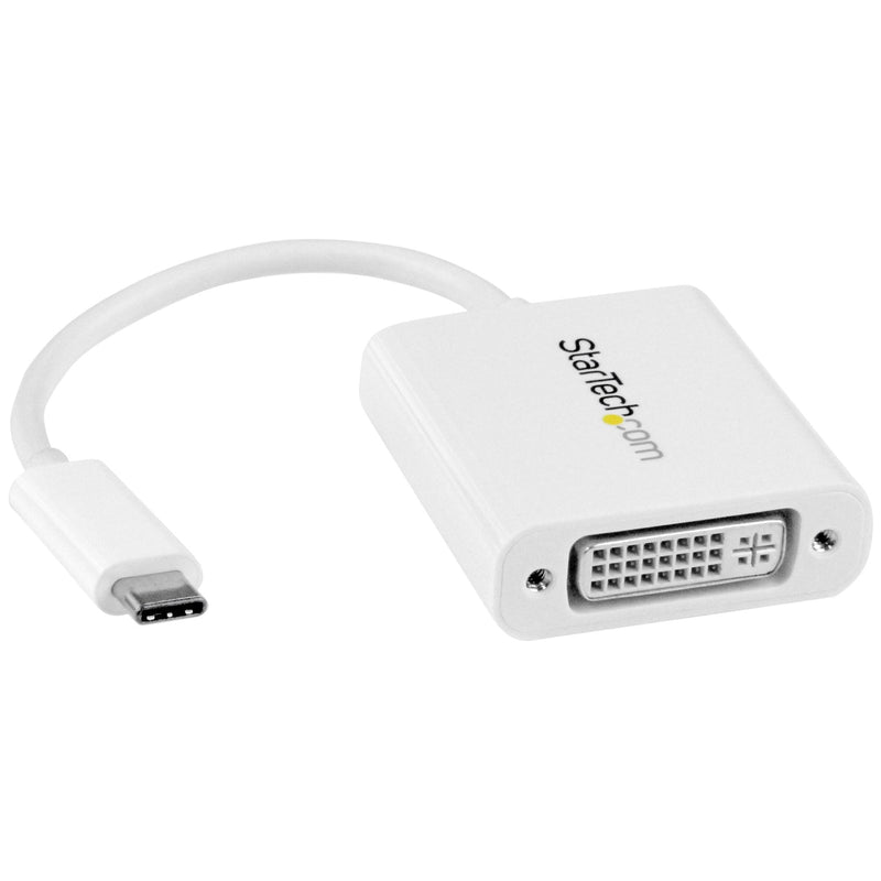 StarTech.com Adapter Gráfico USB-C a DVI Converter Vídeo USB 3.1 Type-c a DVI Macbook Chromebook Dell Xps Whit