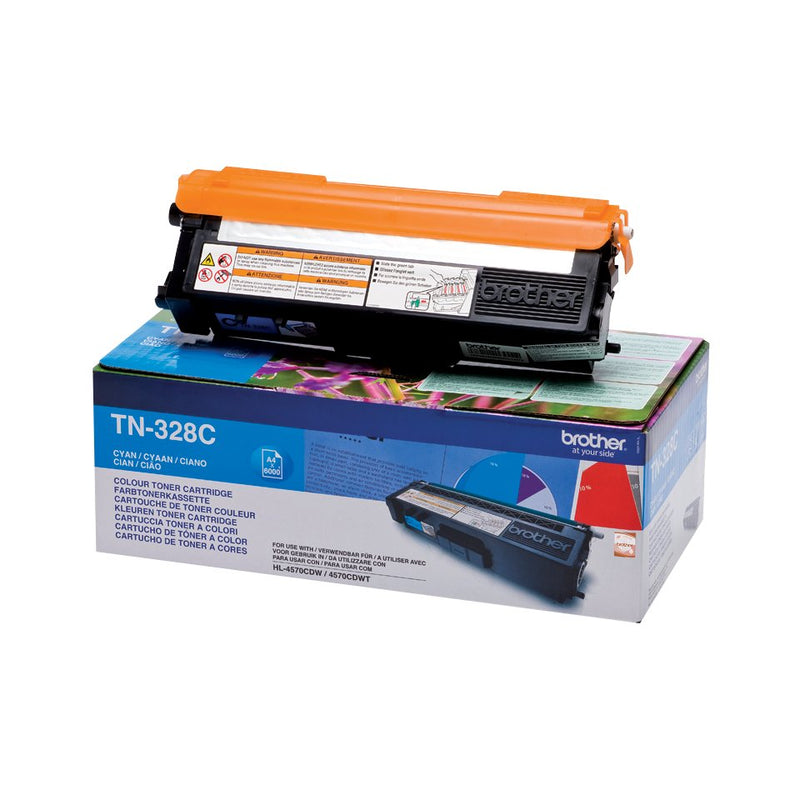 Brother Genuine Toner TN328C Cyan TN-328C