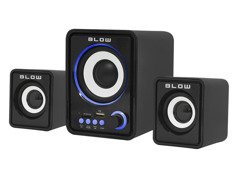 Blow MS-26 Set Of PC Speakers 66-377 (2.1, Black