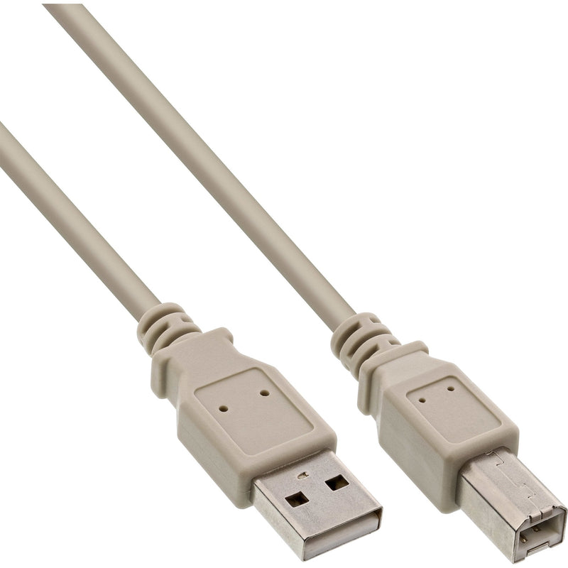 Inline Cable USB 2.0 Type a Male a Type B Male Beige 3M