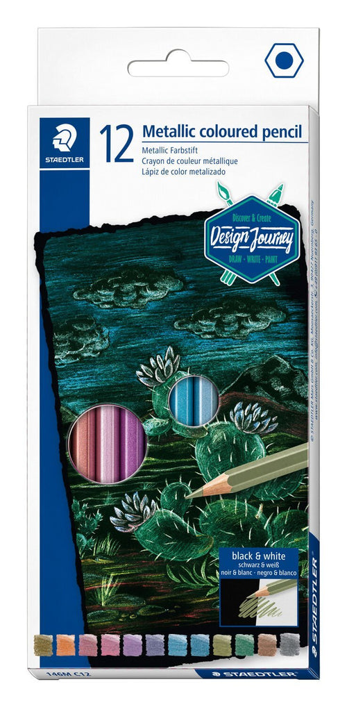 Staedtler Pencil Colour 146M Hexagonal Soft 146M C12 12 Pieces — image 1