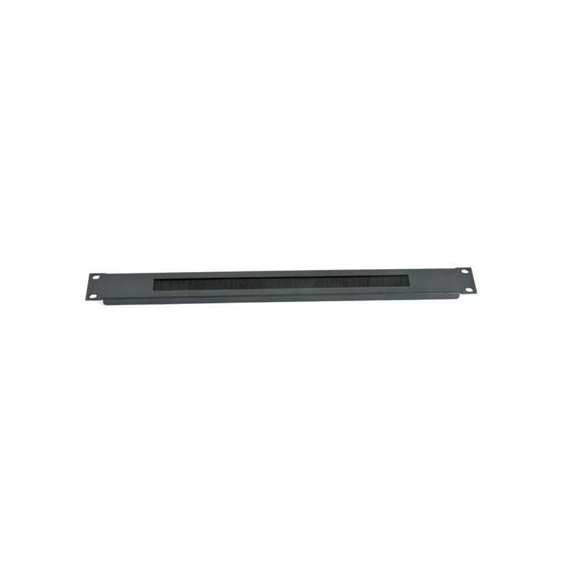 2LAN Panel Pasacables Brush 19 1U Metal