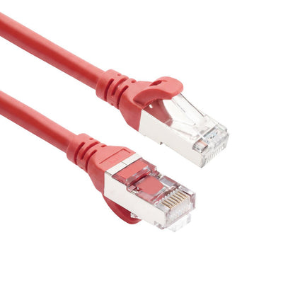 Red 7 Meters Tpe S FTP CAT.6A Ultra-flex Patch Cable Snagless With RJ45 Connectors — image 1