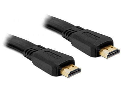 Delock HDMI Cable Flat With Ethernet M/M 3M 4K, 120 HZ — image 1