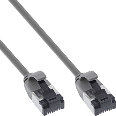 Inline® Network Cable Slim, U/FTP, CAT.8.1, Tpe Halogen-free, Grey 3M — image 1