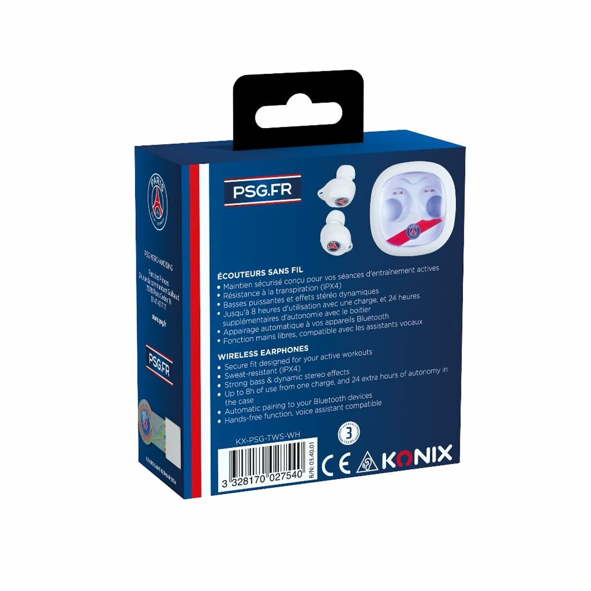 Konix Headphones Konix White