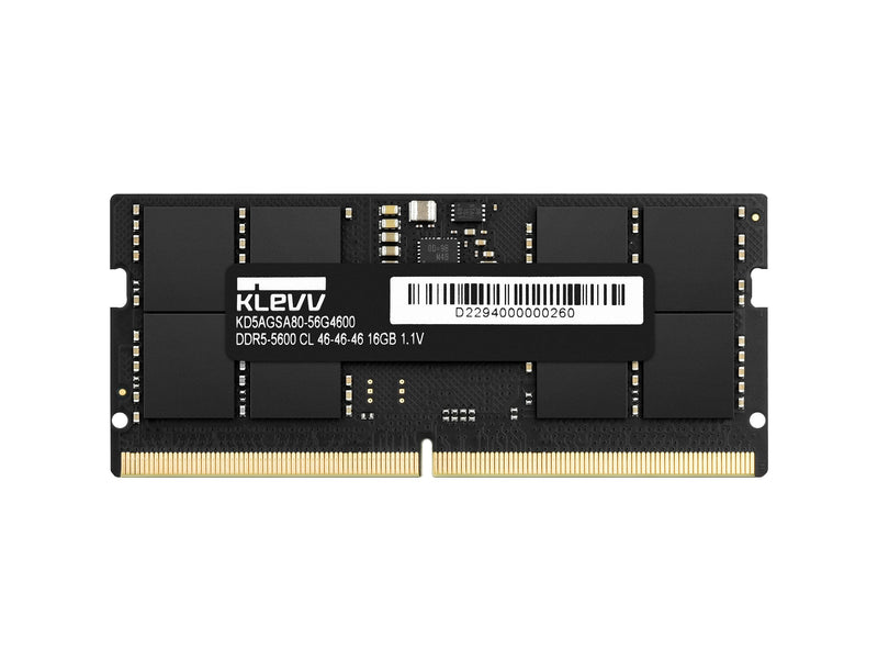 Klevv Memory 16GB 1X16GB DDR5-RAM So-dimm PC5600 CL46