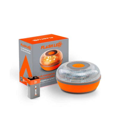 Light Emergencia Car Flash LED Sos V16 Homologada Base Imantada Geolocalizable Funciona a Batteries — image 1