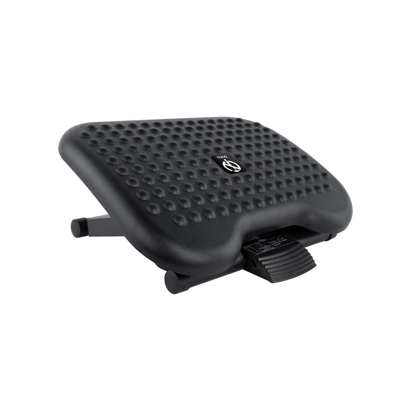 TooQ Reposapies Adjustable Confort - Black