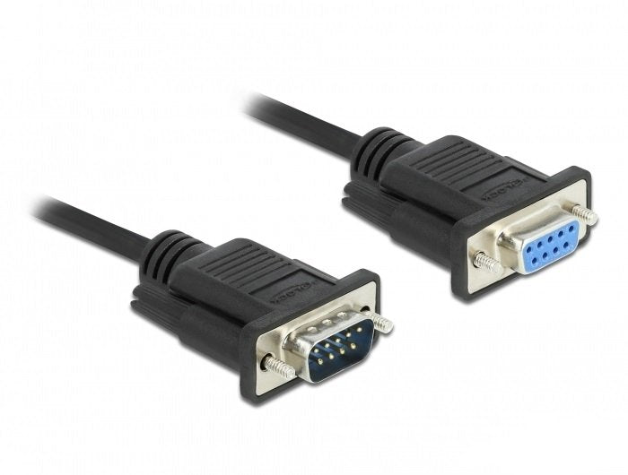 Delock Cable Serie D-SUB9 3M M/H With Schmalem St-carcasa