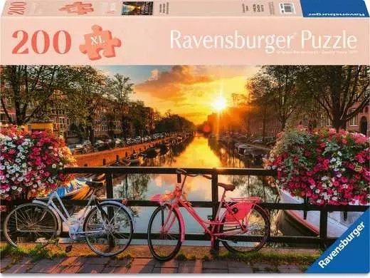 Ravensburger Feel Well & Puzzle - Bicicletas Amsterdam 200 Pieces 12001733