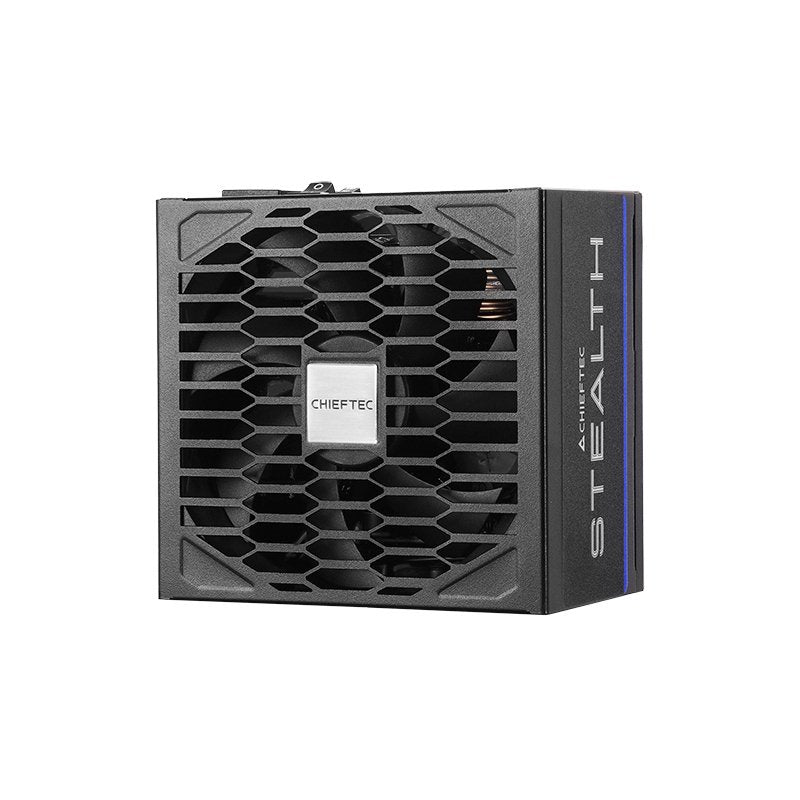 Chieftec Power Supply Stealth 1200W Black 2X GPU High Power 12 Pines, 3X Pcie, Gestión Cables, 1200 Watt