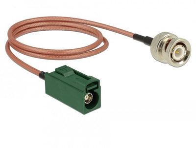 Delock Cable Antenna Fakra And Female BNC Male RG-316 50CM — image 1