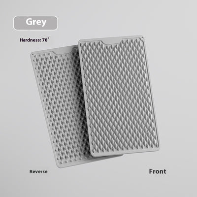 Anti-slip Bath Silicone Double Hardness Thickened Massage Mat