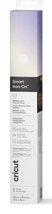 Cricut Smart Iron-on 33X91CM (holographic Transblue)