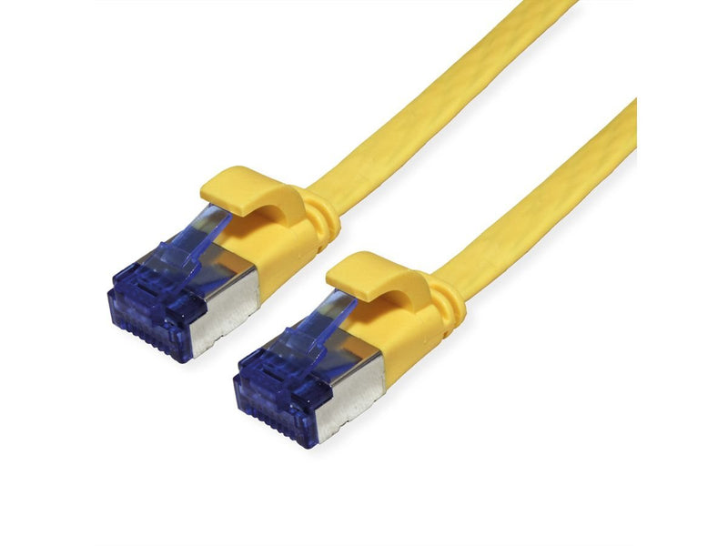 Value Network Cable CAT.6A (class Ea) FTP, Extra-flach, Yellow 5M