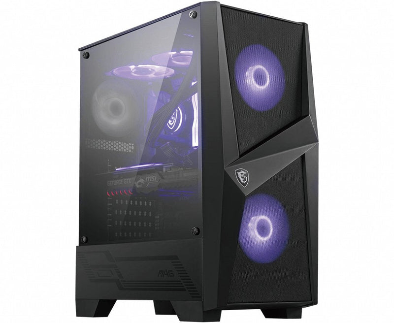 MSI PC Case Gaming Mag Forge 100M Glass Tempered USB 3.2 RGB