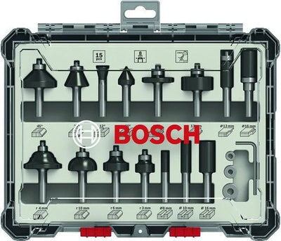 Bosch Set Of Fresas , 15 Pieces 2607017472 — image 1