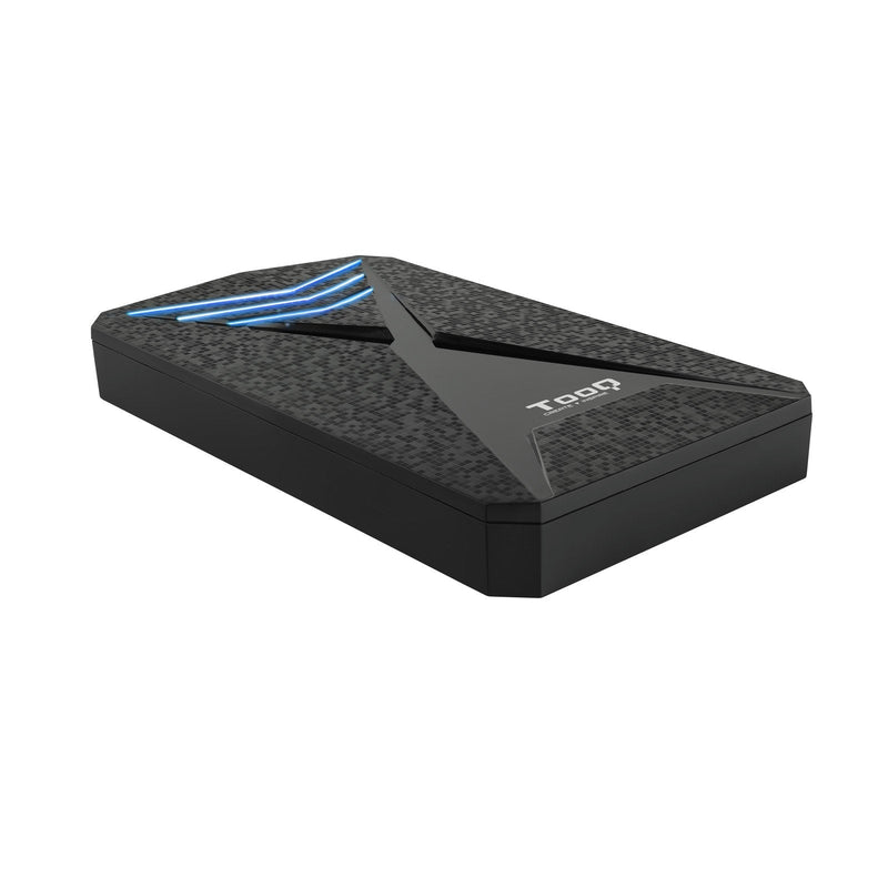 TooQ Housing External Gaming HDD/Sdd 2.5 Up To 9.5MM SATA USB 3.0/3.1 Gen 1 - Iluminacion LED Blue - Without S