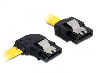 Delock Cable SATA 6GB/S Links/Gerade Metall 30CM — image 1
