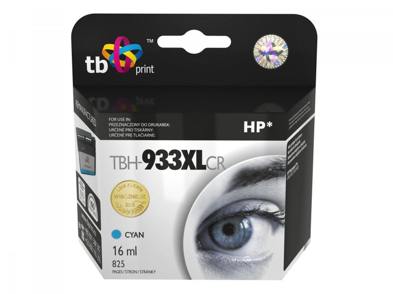 Ink HP Oj 6100 Eprinter TBH-933XLCR Cy Ref.