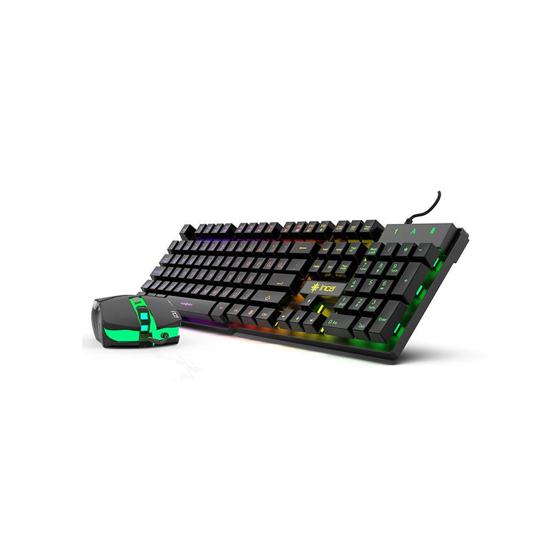 Inca Keyboard German Gaming IKG-448 Incl. Mouse Rgb, Retail