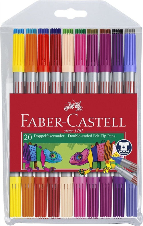 Faber Castell Markers Dos Puntas Fina/Gruesa Case 20 C/Surtidos — image 1