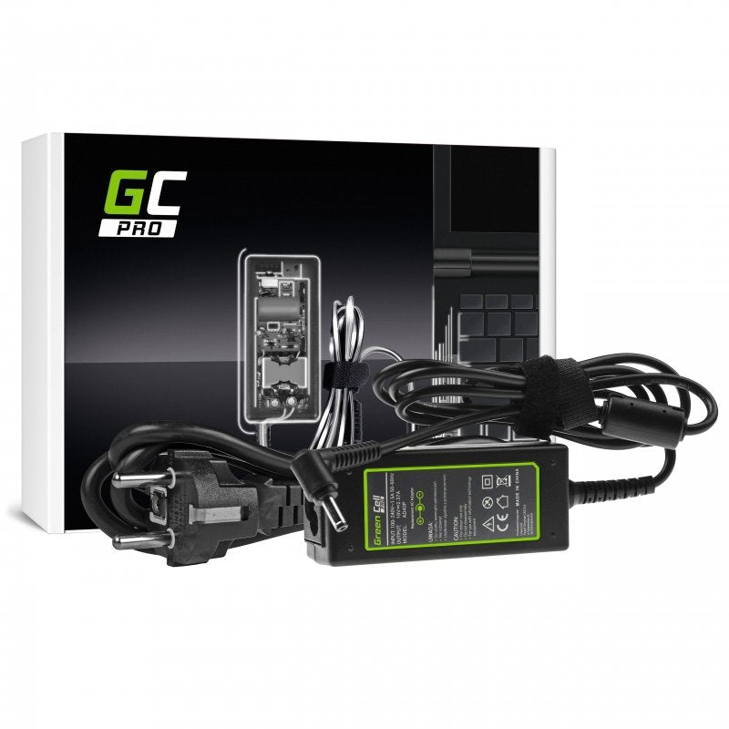 Green Cell Pro Charger 19V 2.37A 45W Asus R540 X200C X200M X201E X202E Vivobook F201E S200E Zenbook UX31A UX32