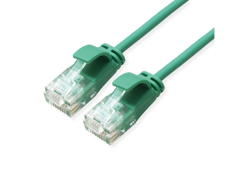 Roline Verde UTP Network Cable CAT.6A (class Ea), Lsoh, Slim, Grn, 1,5M