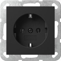 Gira 4466005 Schuko-steckdose Up Without Bef.-krallen System 55 Sw Matt — image 1