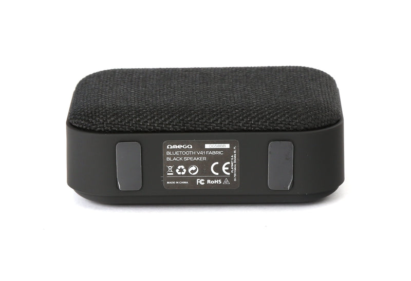 Omega Bluetooth Speaker V4.1 Fm MP3 Fabric Black
