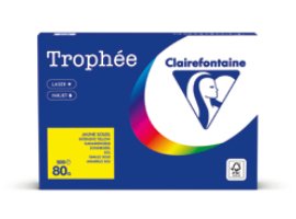 Clairefontaine Paper Copia Trophé And Yellow Din A4 80G Qm 500 Hojas — image 1