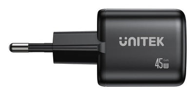 Unitek Wall Charger 2X GaN 45W, 2x USB-C PD 3.0, Qc — image 1