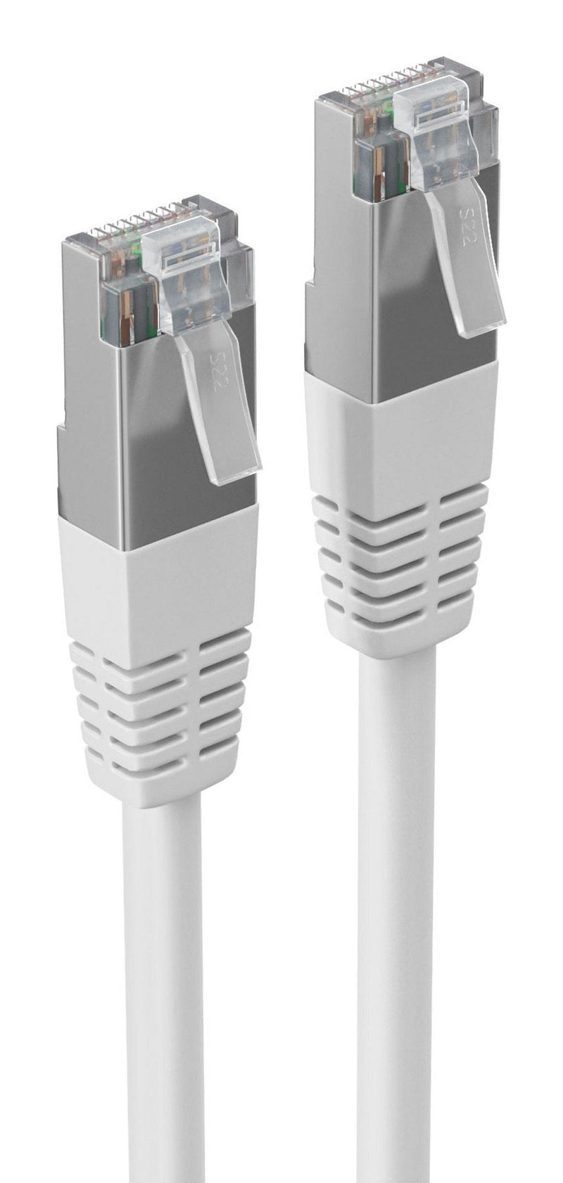 Shiverpeaks Cable Connection Network . CAT.6, S FTP, Lzsh, White 10M