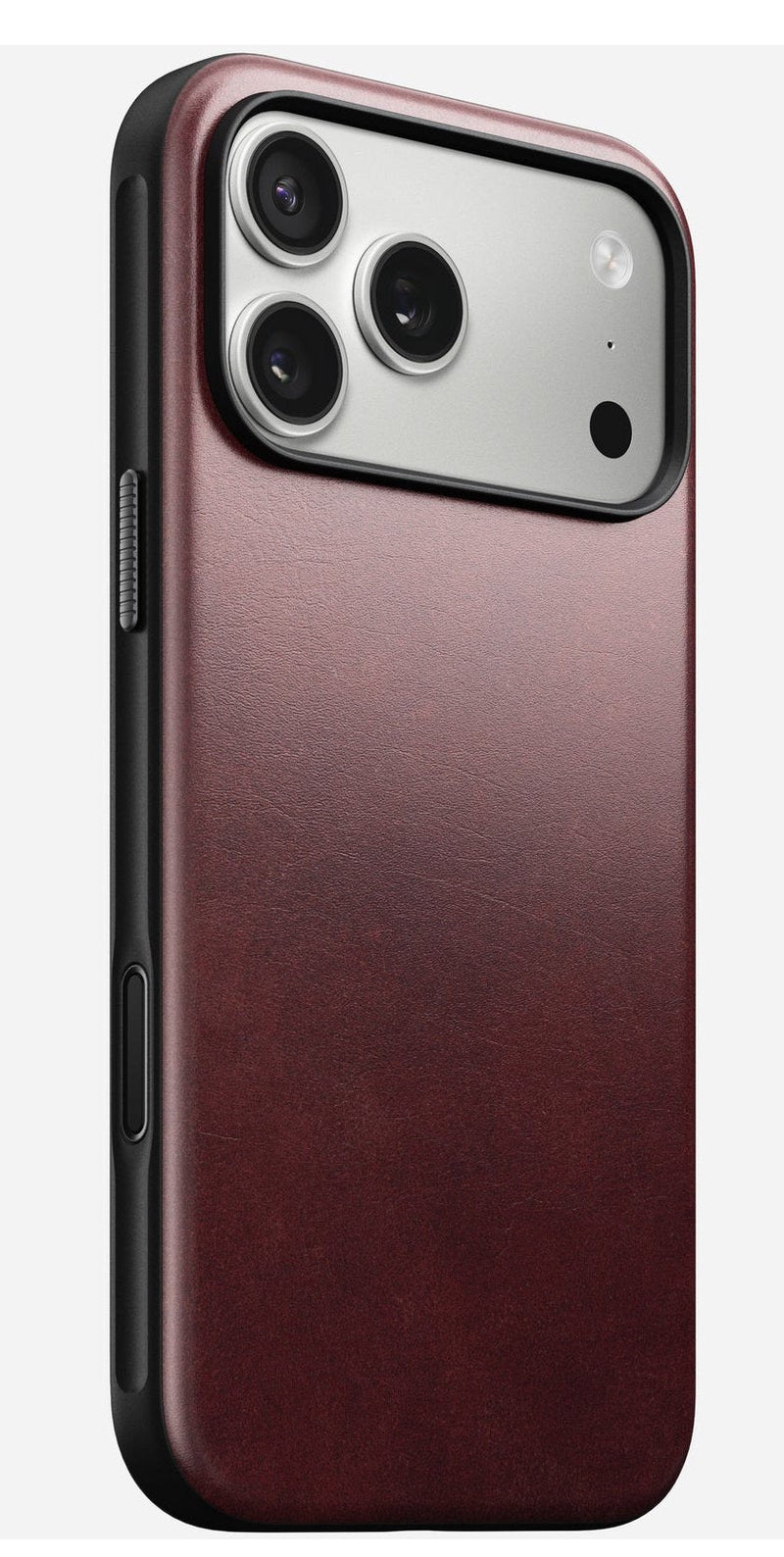 Nomad Modern Leather Case Iphone 17 Pro Max. Burgundy Horween