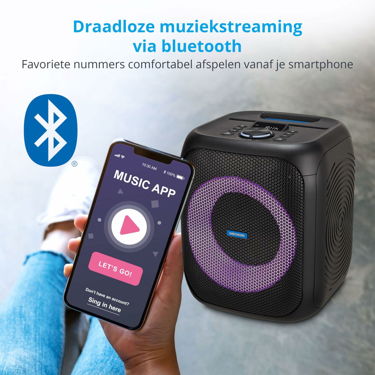 Medion Portable Bluetooth Speakers Medion Black 50 W