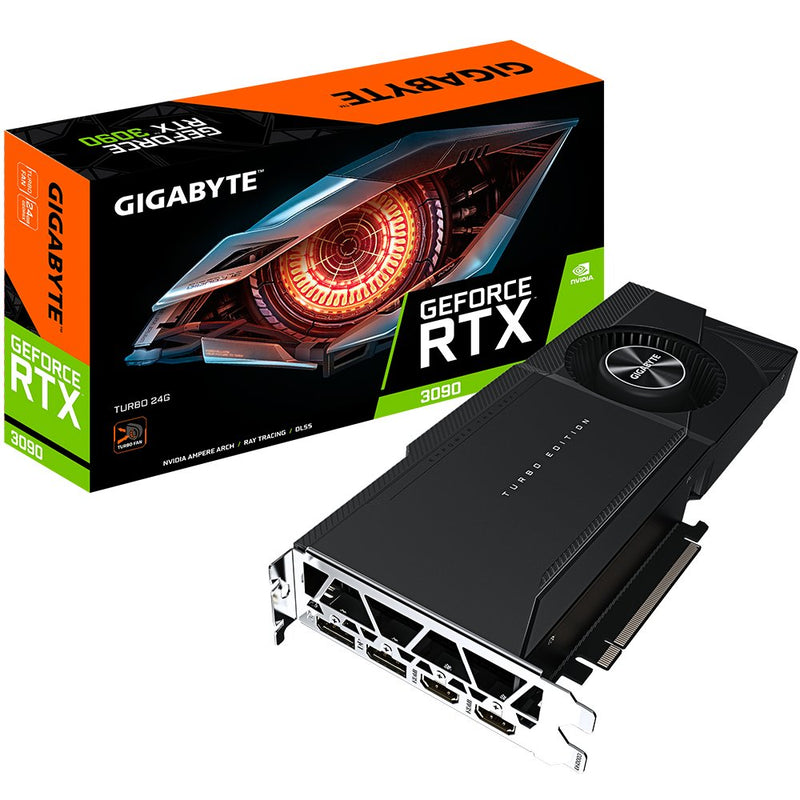 Gigabyte GV-N3090TURBO-24GD Graphics Card NVIDIA GeForce Rtx 3090 24GB GDDR6X