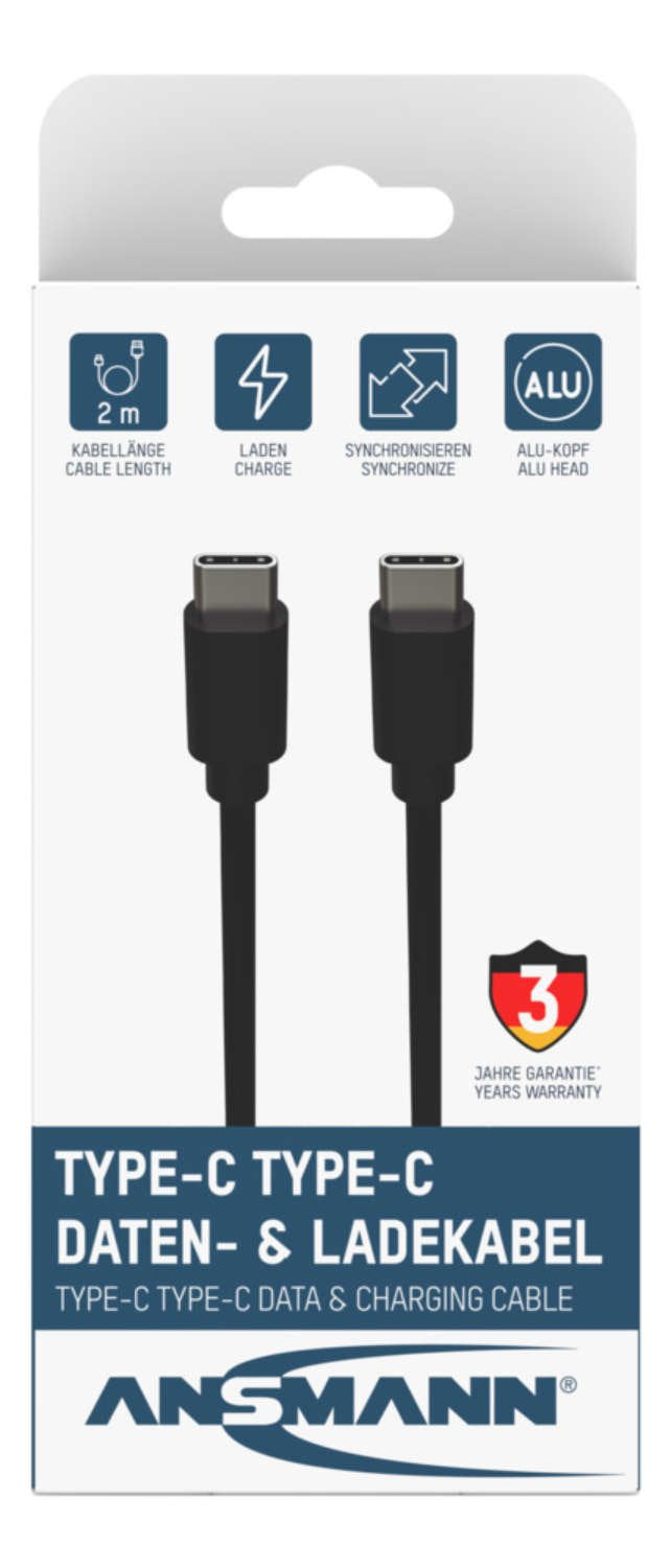USB Cable C- Cs / S 200CM Black S / S, 200CM, Black