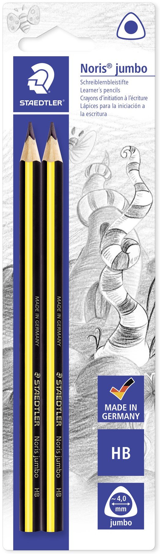 Staedtler Pencil Nc Jumbo 2 St Blisterkarte Hb Triangular