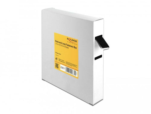 Tape Velcro a Roll L 10M X B 20MM In Box Black — image 1