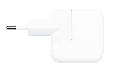 Apple Power Adapter 12W USB Compatible With Todos Iphone, Ipad And Ipod, 1 Year Warranty White — image 1