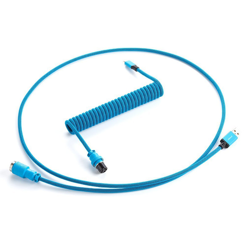 Cablemod Pro Coiled Keyboard Cable Micro-usb a USB Type a, Spectrum Blue - 150CM