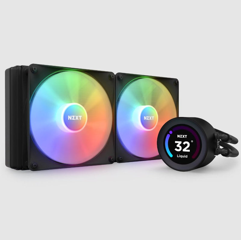 Nzxt Kraken Elite 280 RGB Processor Sistema Refrigeración Líquida Todo Uno 14CM Black 1 Pieces