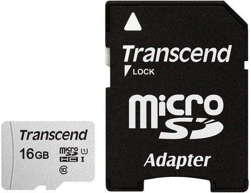 Transcend Microsdhc 300S 16GB Memory Flash Clase 10 Nand — image 1