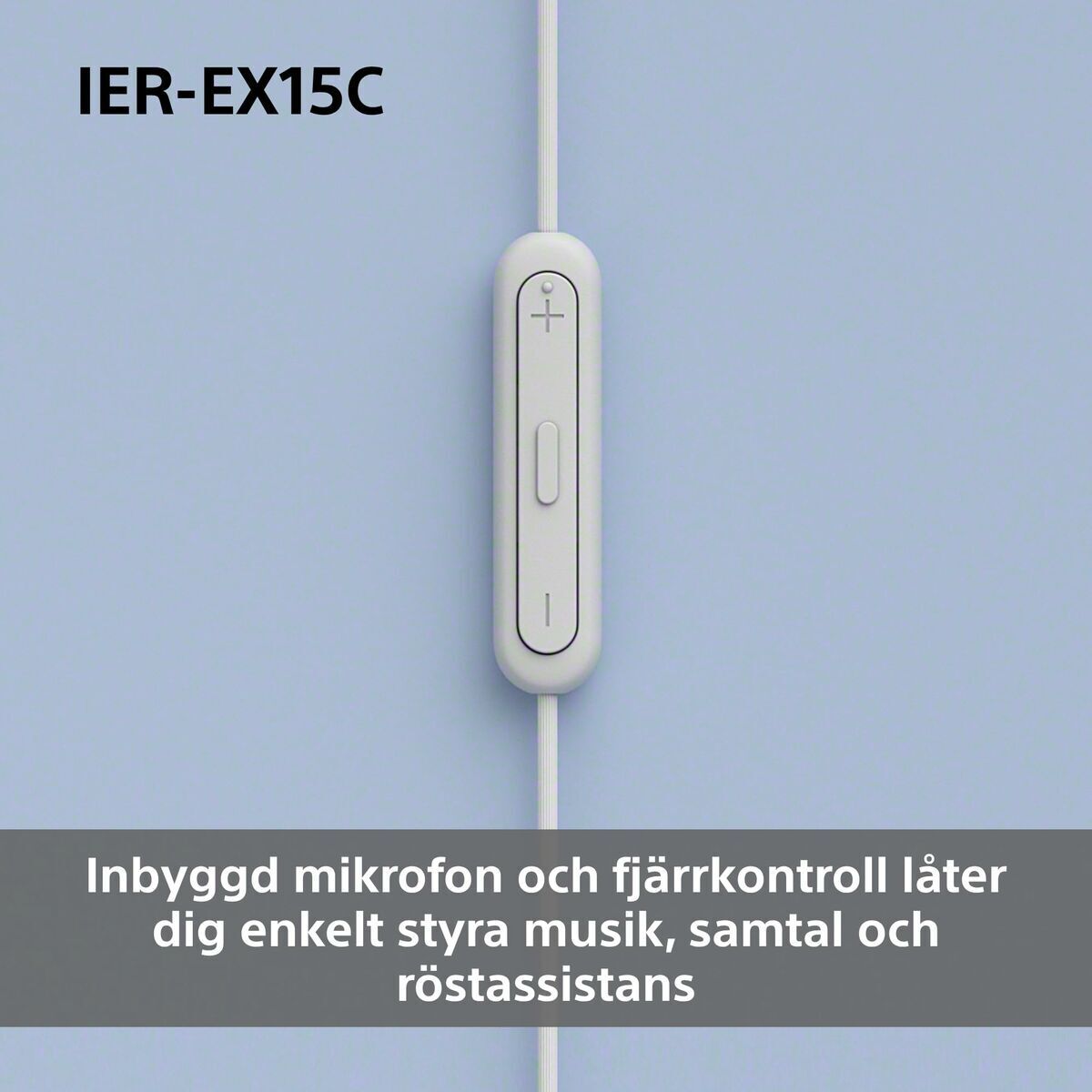 Sony Headphones Sony Ierex15Cb Black