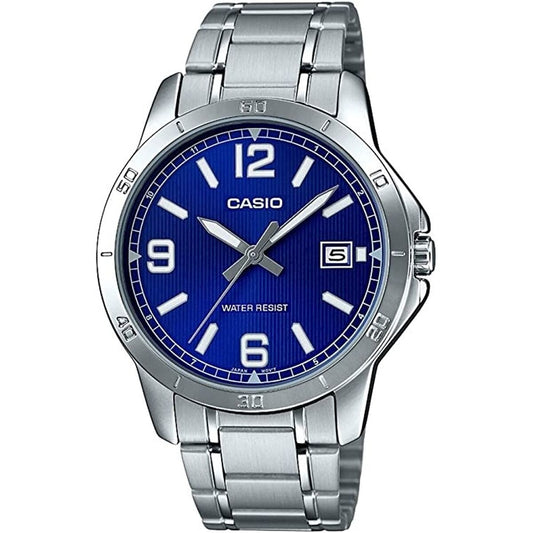 Casio Men's Watch Casio Casual Date Steel - Blue Silver (Ø 41,5 Mm) (Ø 47 Mm)