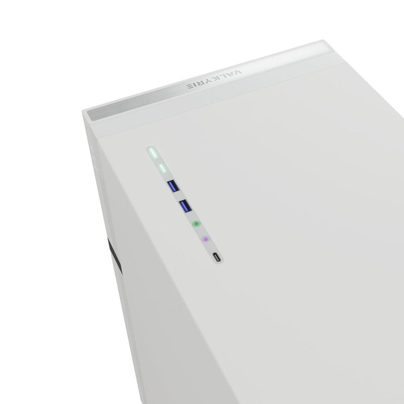 Valkyrie PC Case ATX Semitorre VK02 Lite Glass Tempered White