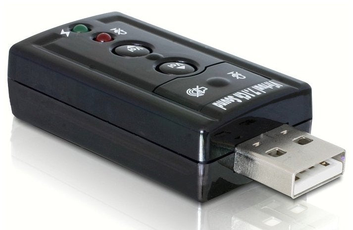 Delock Adapter Sound USB 7.1 Jack - Headphone And Microphone