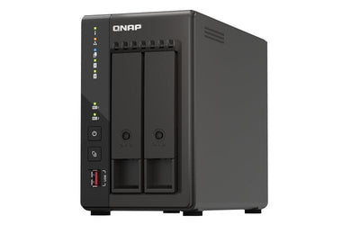 QNAP TS-253E NAS Tower Ethernet Black J6412 — image 1